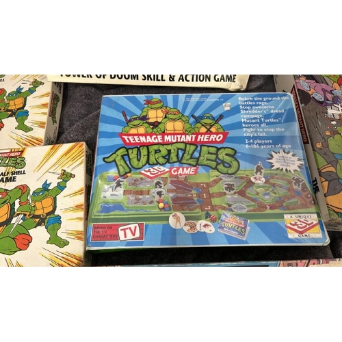 21 - Assorted Teenage Mutant Hero Turtles games, all unchecked / AN44