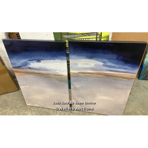 70 - METRO LANE MISTY SEA II SIZE: 76CM H X 51CM W / RRP: £46.99 / APPEARS TO BE NEW, OPEN BOX / SEE IMAG... 