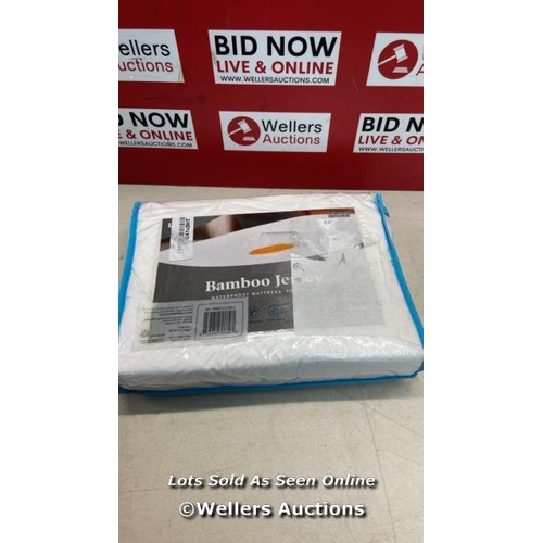 7104 - LUCID WATERPROOF MATTRESS PROTECTOR KING SIZE (150 X 200 CM) / APPEARS NEW / SEE IMAGES / E79