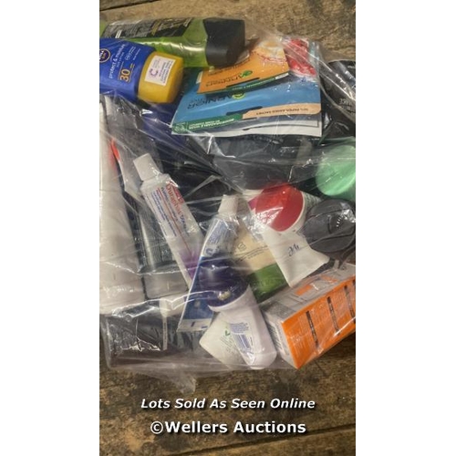 7463 - BAG OF PART USED COSMETICS