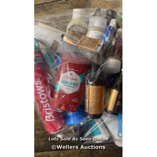 7467 - BAG OF PART USED COSMETICS