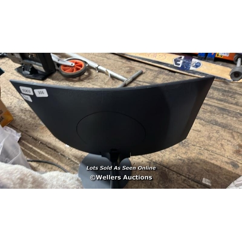 7544 - SAMSUNG CURVED MONITOR MODEL C24T550FDR