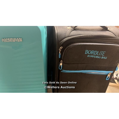 7583 - X2 PRE-OWNED CABIN CASE INCL. AMERICAN TOURISTER