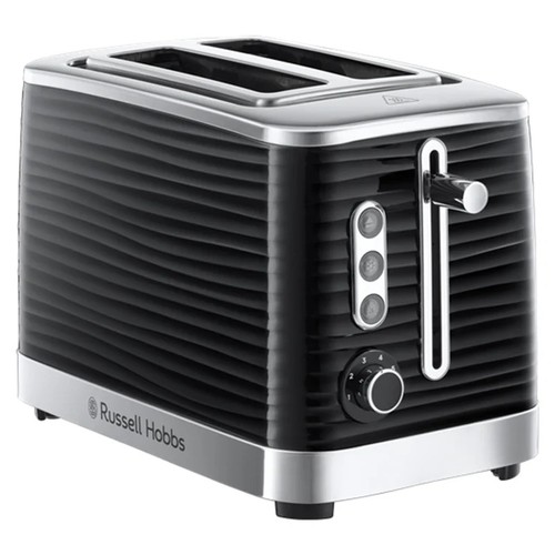 52 - RUSSELL HOBBS 2 SLICE TOASTER / COLOUR: BLACK / RRP: £40.93 / APPEARS TO BE NEW, OPEN BOX / SEE IMAG... 