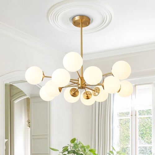 54 - FAIRMONT PARK ALDOUS 12 - LIGHT SPUTNIK CHANDELIER / RRP: £239.99 / APPEARS TO BE NEW, OPEN BOX / SE... 