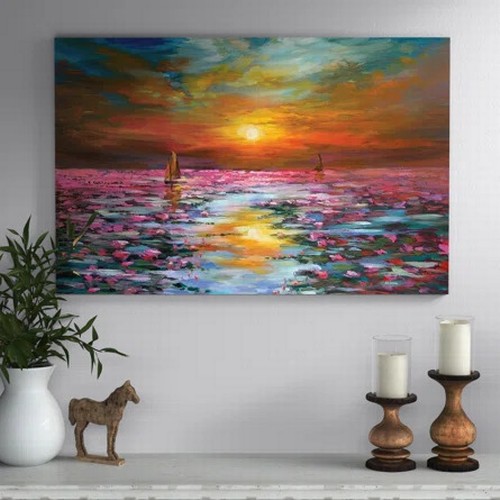 69 - THREE POSTS INNER PEACE / SIZE: 45.72CM H X 66.04CM W X  3.81CM D / FORMAT: WRAPPED CANVAS / RRP: £5... 