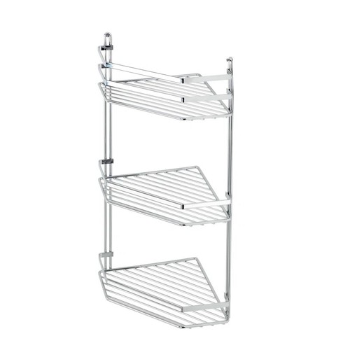 78 - BELFRY BATHROOM KAEDEN DRILL & SCREW MOUNT SHOWER CADDY / FINISH: CHROME / RRP: £24.99 / APPEARS TO ... 