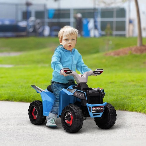 86 - ZOOMIE KIDS ELECTRIC RIDE-ON CAR 2 / COLOUR: BLUE / RRP: £41.99 / APPEARS TO BE NEW, OPEN BOX / SEE ... 