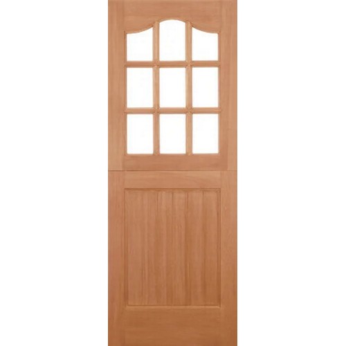 126 - SA 15L UNGLAZED HARDWOOD EXTERNAL STABLE STYLE DOOR / APPEARS TO BE NEW, OPEN BOX / SEE IMAGES FOR D... 