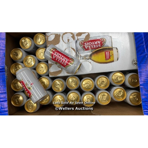 802 - BOX OF STELLA ARTOIS / 440ML / 4.6% / P