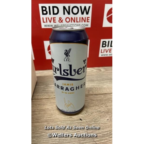 1113 - LIMITED EDITION!! LIVERPOOL FC CARRAGHER 23- 500ML UNOPENED .. RARE FIND  / APPEARS NEW / OPEN BOX /... 