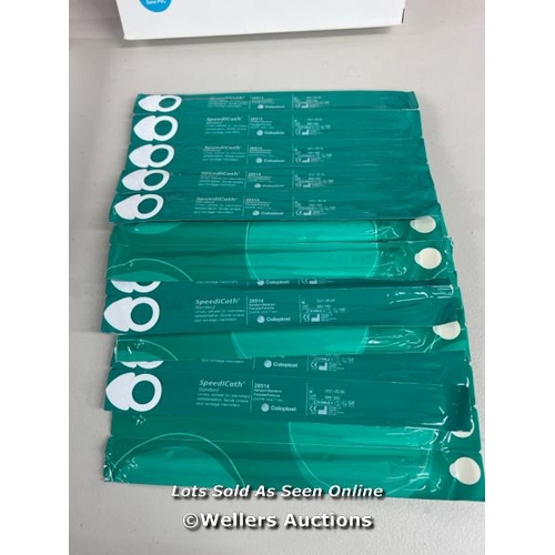 1115 - 2X COLOPLAST SPEEDICATH STANDARD FEMALE CH14/FR4.7      PCK 30  / D17