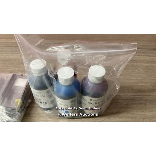 1138 - EDIBLE INK AND REFILLABLE CARTRIDGE SET FOR MG5750 - SAME DAY DESPATCH  / APPEARS NEW IN OPEN PACKAG... 