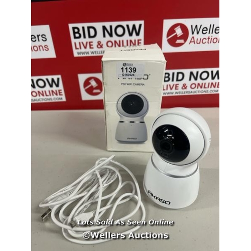 1139 - AKASO P50 FHD 1080P WIRELESS WIFI CCTV CAMERA HOME SECURITY INFRARED INDOOR  / D18