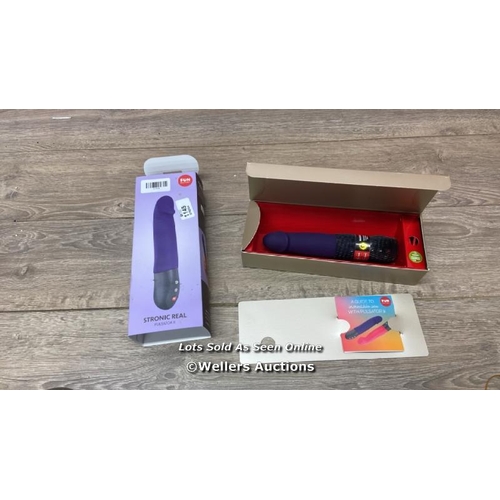 1145 - FUN FACTORY STRONIC REAL PULSATOR SILICONE CLITORAL VIBRATOR | DILDO | SEX TOY  / APPEARS NEW / OPEN... 