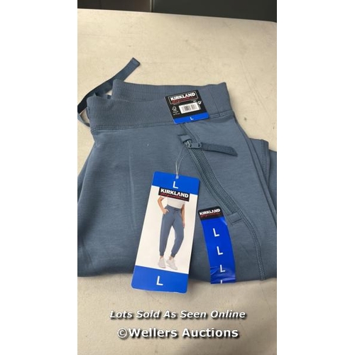 115 - LADIES NEW KIRKLAND SIGNATURE ACTIVE JOGGERS / L / D