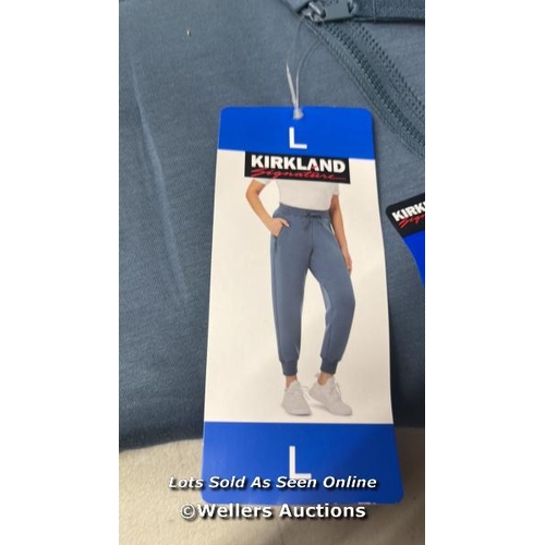 115 - LADIES NEW KIRKLAND SIGNATURE ACTIVE JOGGERS / L / D