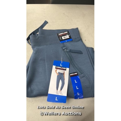 116 - LADIES NEW KIRKLAND SIGNATURE ACTIVE JOGGERS / L / D