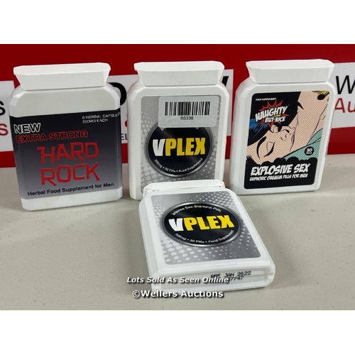 1162 - BOX OF: VPLEX MAXIMUM DELAY PILLS EXTREME SEX TABLET HAVE PORNO SEX LAST LONGER  / NAUGHTY BUT NICE ... 