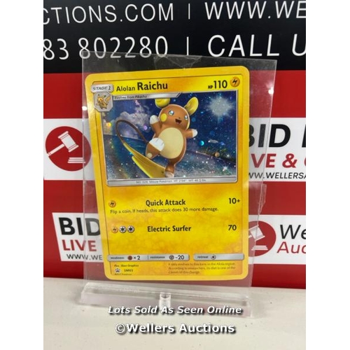 1172 - ALOLAN RAICHU JUMBO SM65 SM PROMO OVERSIZED POKEMON CARD RARE HOLO - FRAMED  / D19