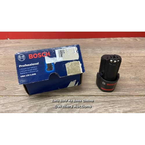 1194 - BOSCH PROFESSIONAL GBA 12V 2.0AH BATTERY 1607A350C5/1600Z0002X  / D19