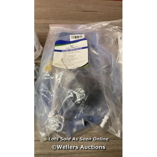 1203 - BOX OF: 11 X PERISTEEN RECTAL CATHETER ANAL COLONIC IRRIGATION 29123 CLEANSE ENEMA  / 3 X FOLEY HOLL... 