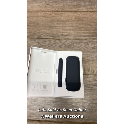 1240 - NEW - IQOS3 DUO HEATED BLUETOOTH HOLDER & POCKET CHARGER - GREY  / F13