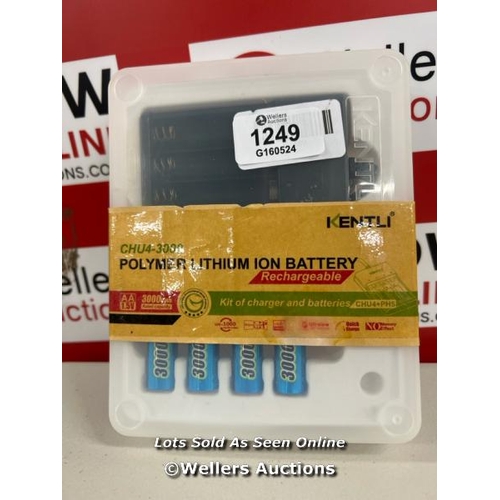 1249 - POLYMER LITHIUM ION BATTERY RECHARGEABLE SET / F14