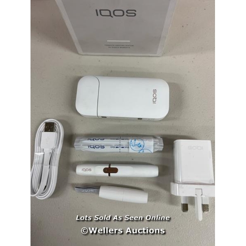 1264 - IQOS 2.4 PLUS HOLDER ONLY NAVY HEATED TOBACCO POCKET CHARGER NO BURNING QUIT  / F14