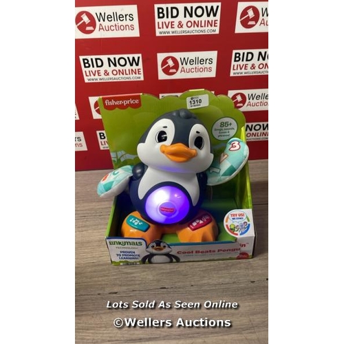 1310 - FISHER-PRICE LINKIMALS COOL BEATS PENGUIN / F19