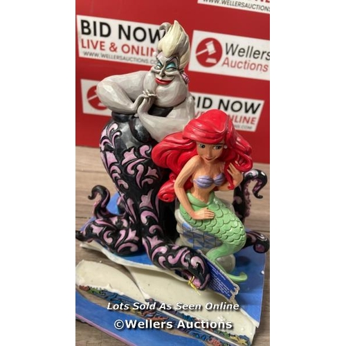 1327 - DISNEY TRADITIONS URSULA AND ARIEL FIGURINE / F21