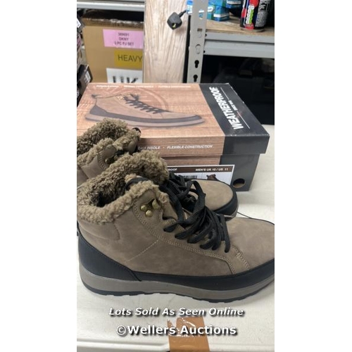 140 - GENTS NEW WEATHERPROOF LOGJAM BOOTS / UK 10 / D