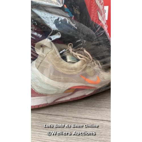 1507 - BAG OF PRE-OWNED TRAINERS INCL. NIKE AND ASICS