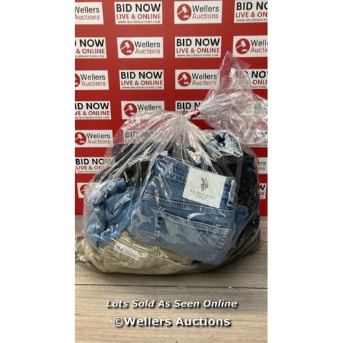 1528 - BAG OF PRE-OWNED JEANS INCL. ZARA AND US POLO ASSN.