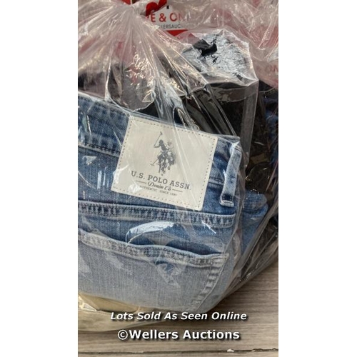 1528 - BAG OF PRE-OWNED JEANS INCL. ZARA AND US POLO ASSN.