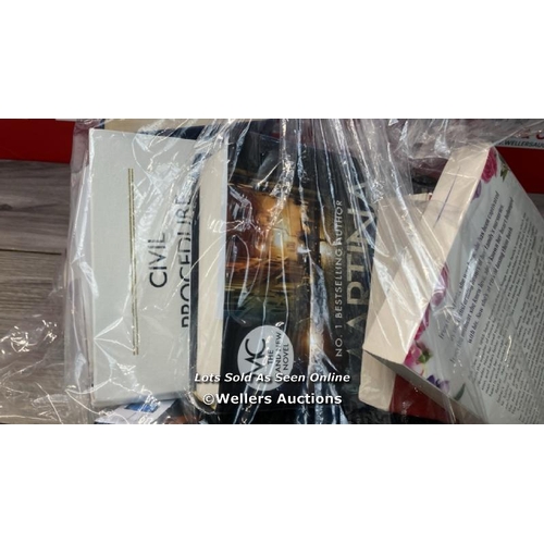 1550 - BAG OF PRE-OWNED BOOKS