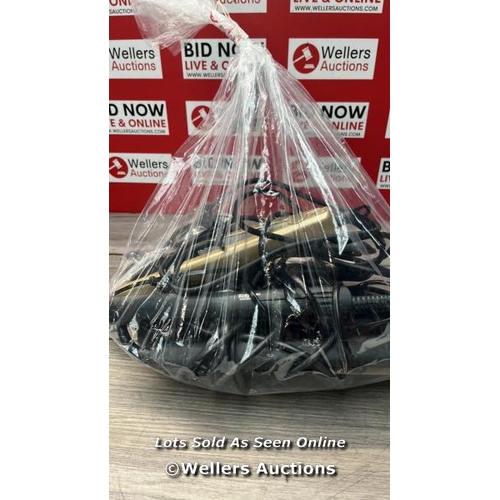 1655 - BAG OF PRE-OWNED HAIR STRAIGHTENERS