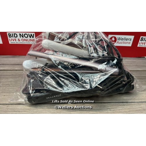 1660 - BAG OF PRE-OWNED HAIR STRAIGHTENERS