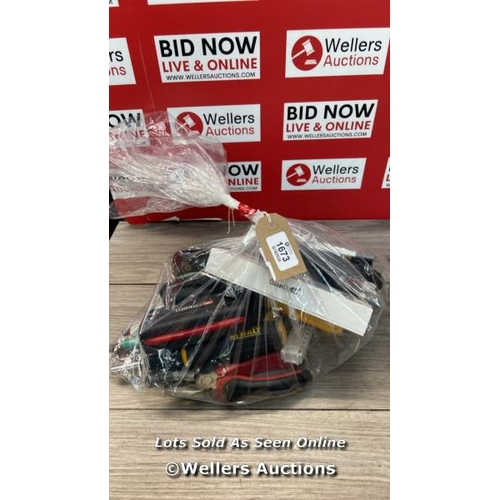 1673 - BAG OF PRE-OWNED TOOLS