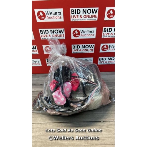 1684 - BAG OF PRE-OWNED HAIR ACCESSORIES INCL. HAIRBAND, HAIR TIES AND CLIPS