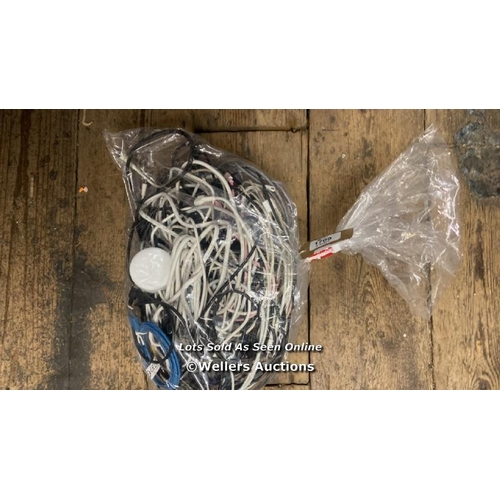 1709 - BAG OF CHARGING CABLES