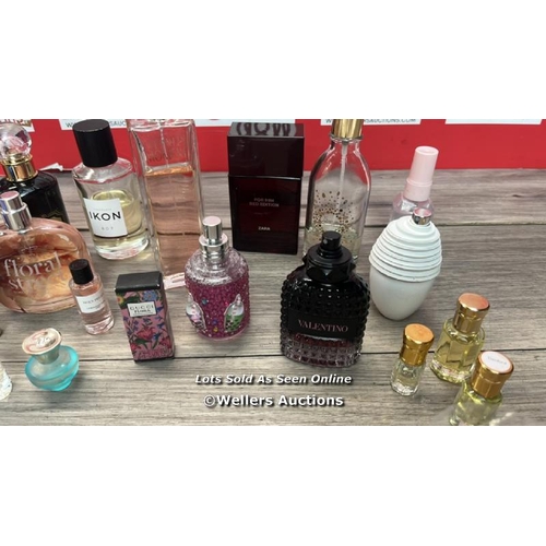 1731 - BAG OF PART USED PERFUMES AND COSMETICS INCL. ZARA