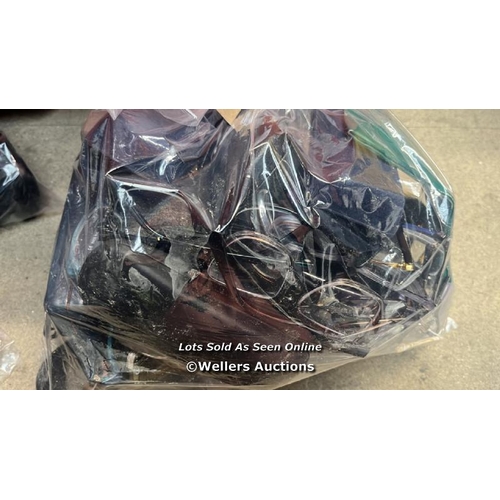 1736 - BAG OF PRE-OWNED GLASSES FRAMES AND CASES