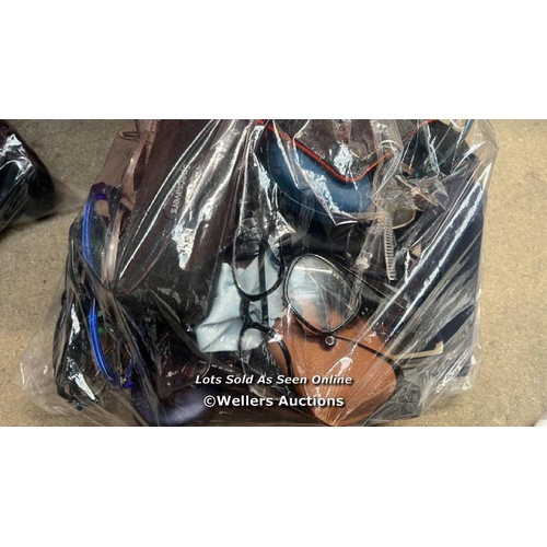 1738 - BAG OF PRE-OWNED GLASSES FRAMES AND CASES