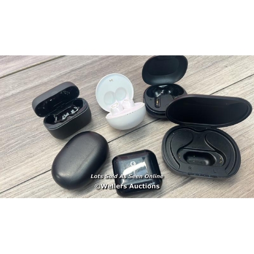 1787 - X6 EARBUDS CHARGER CASE INC. SOUNDCORE AND JLAB( ONLY CHARGER CASES )