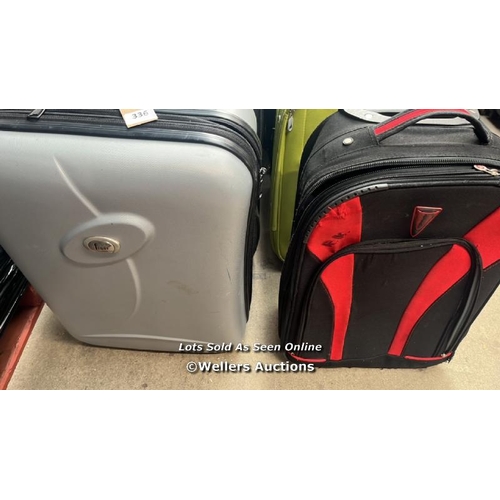 1833 - X2 PRE-OWNED SUITCASES INCL. FIORE