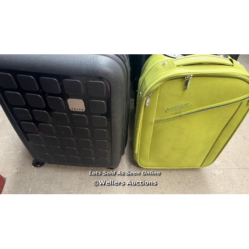 1834 - X2 PRE-OWNED SUITCASES INCL. TRIPP