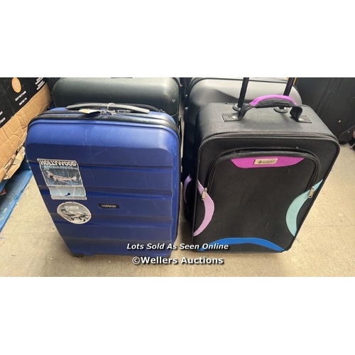 1836 - X2 PRE-OWNED SUITCASES INCL. AMERICAN TOURISTER