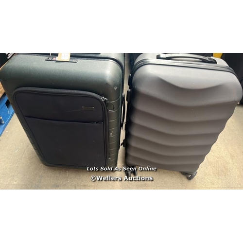 1837 - X2 PRE-OWNED SUITCASES INCL. AWAY