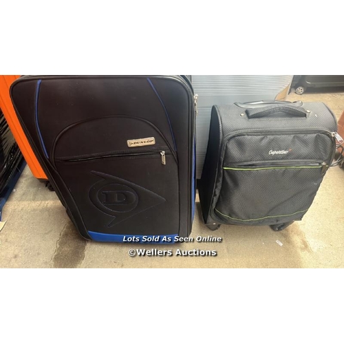 1842 - X2 PRE-OWNED SUITCASES INCL. DUNLOP